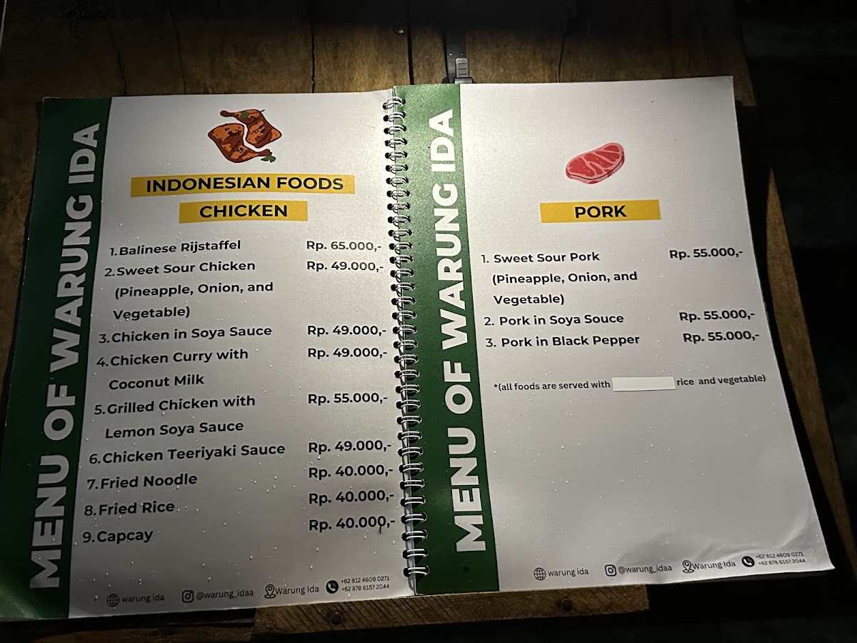 Menu Warung Ida-3