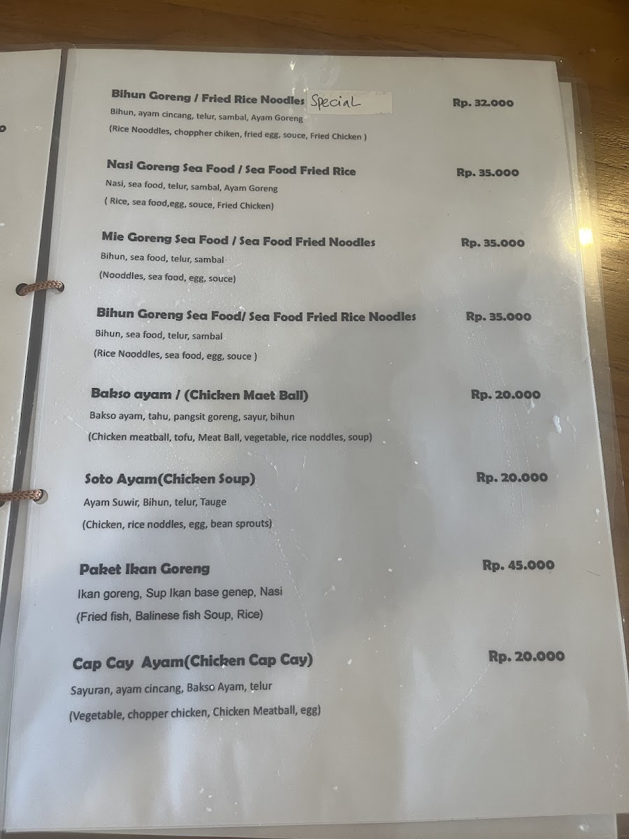 Menu Warung Janji Setia Sanur-7
