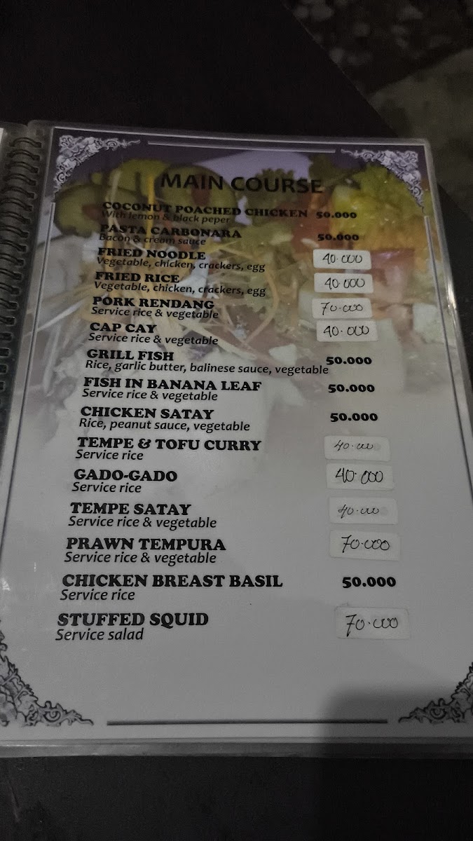 Menu Warung Lebah Sea View-1