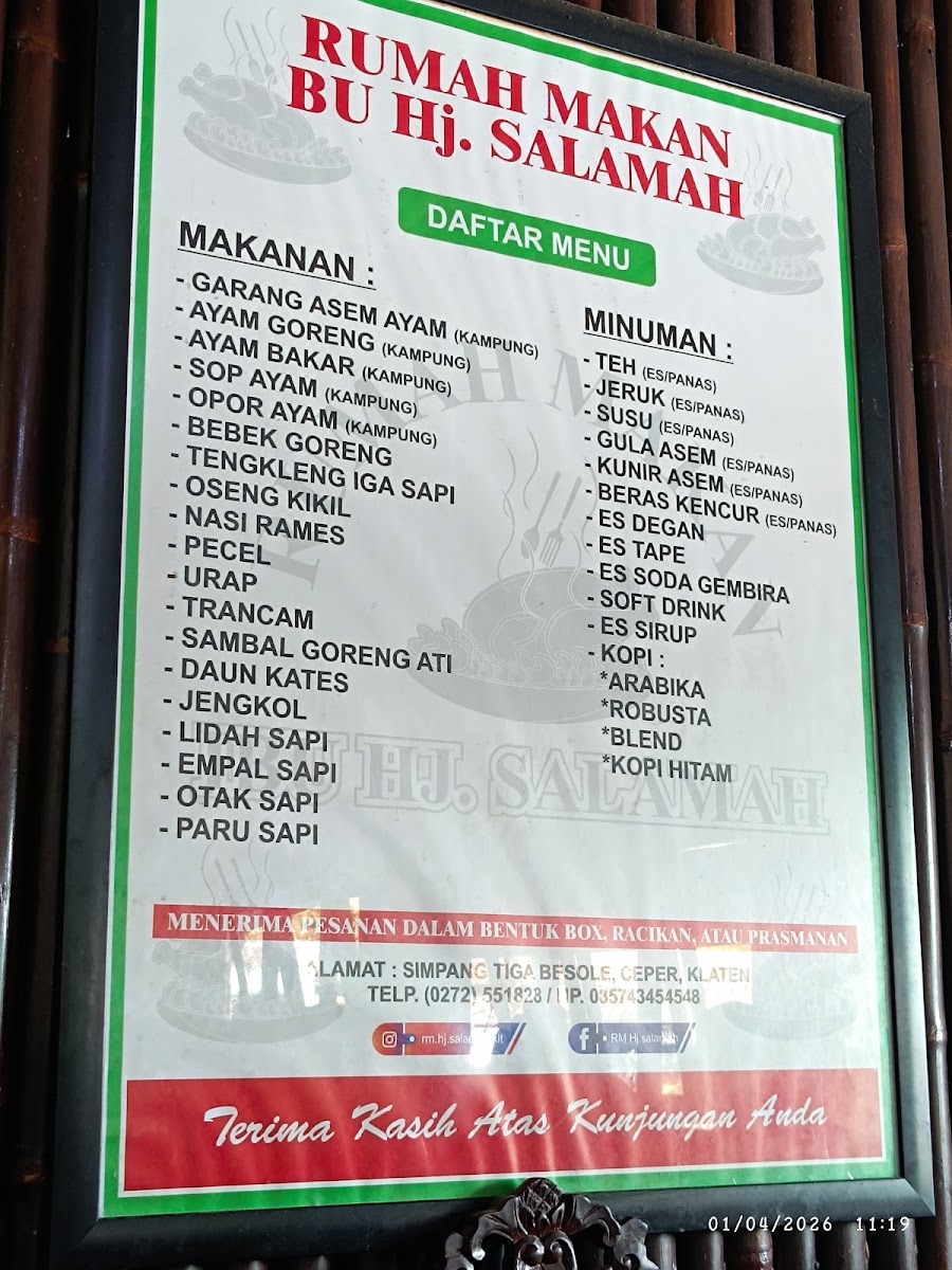 Menu Warung Makan Bu Hj. Salamah-3