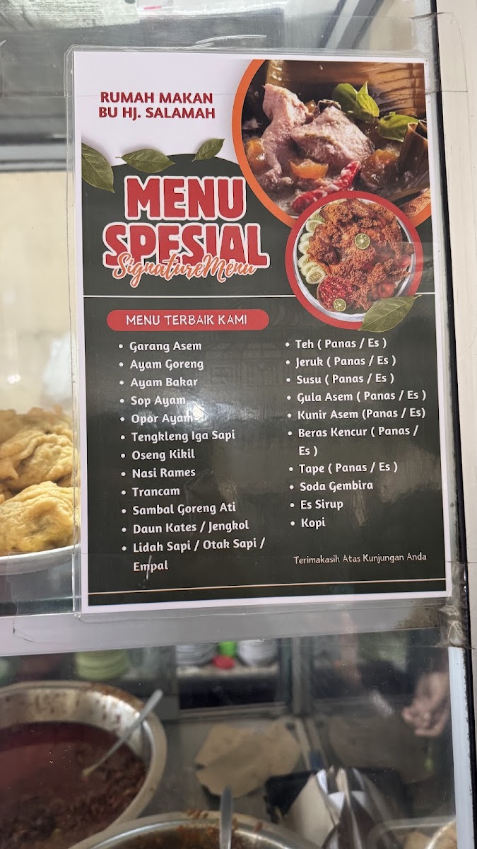 Menu Warung Makan Bu Hj. Salamah-6