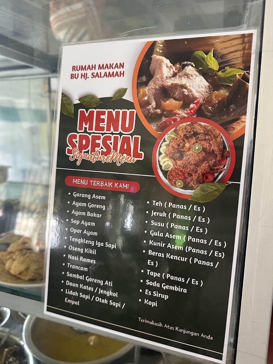 Menu Warung Makan Bu Hj. Salamah-8