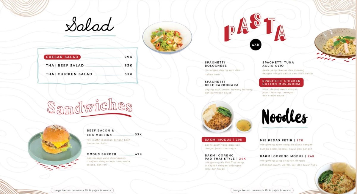 Menu Warung Modus-9