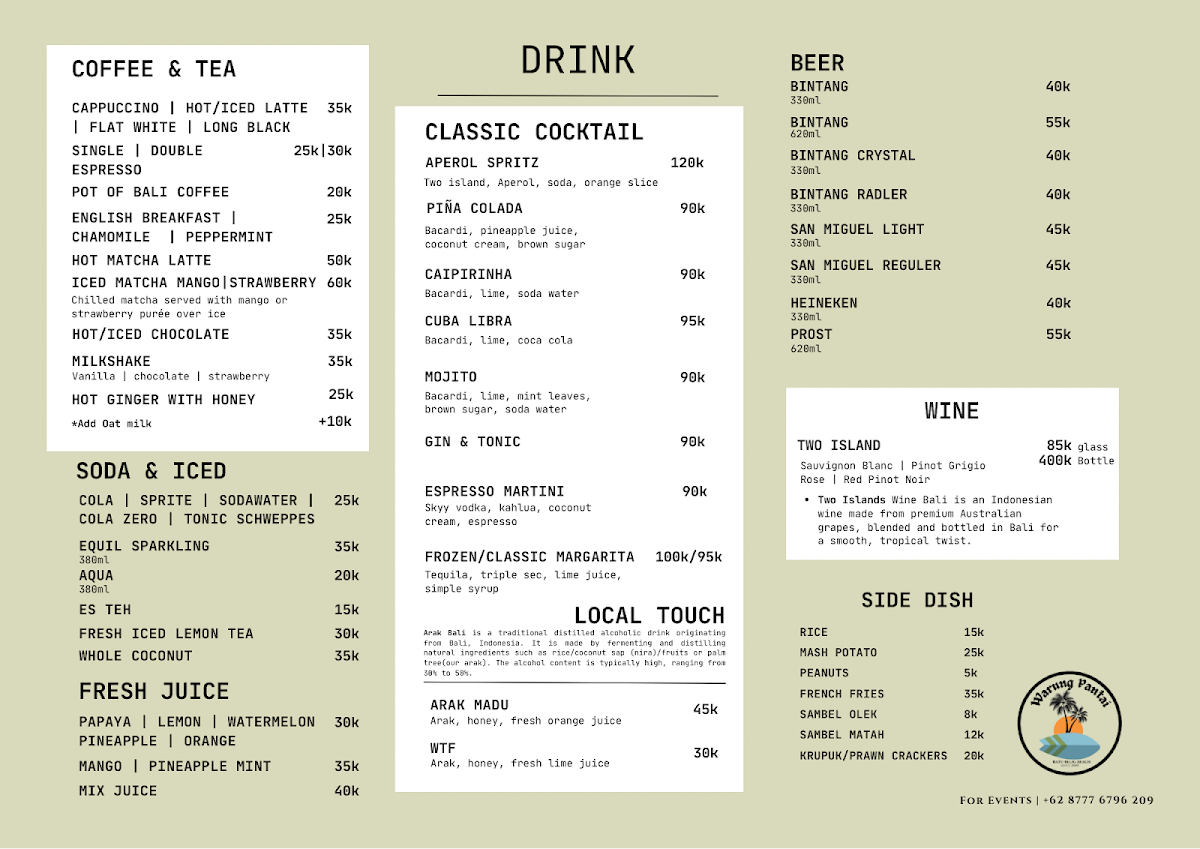 Menu Warung Pantai-2