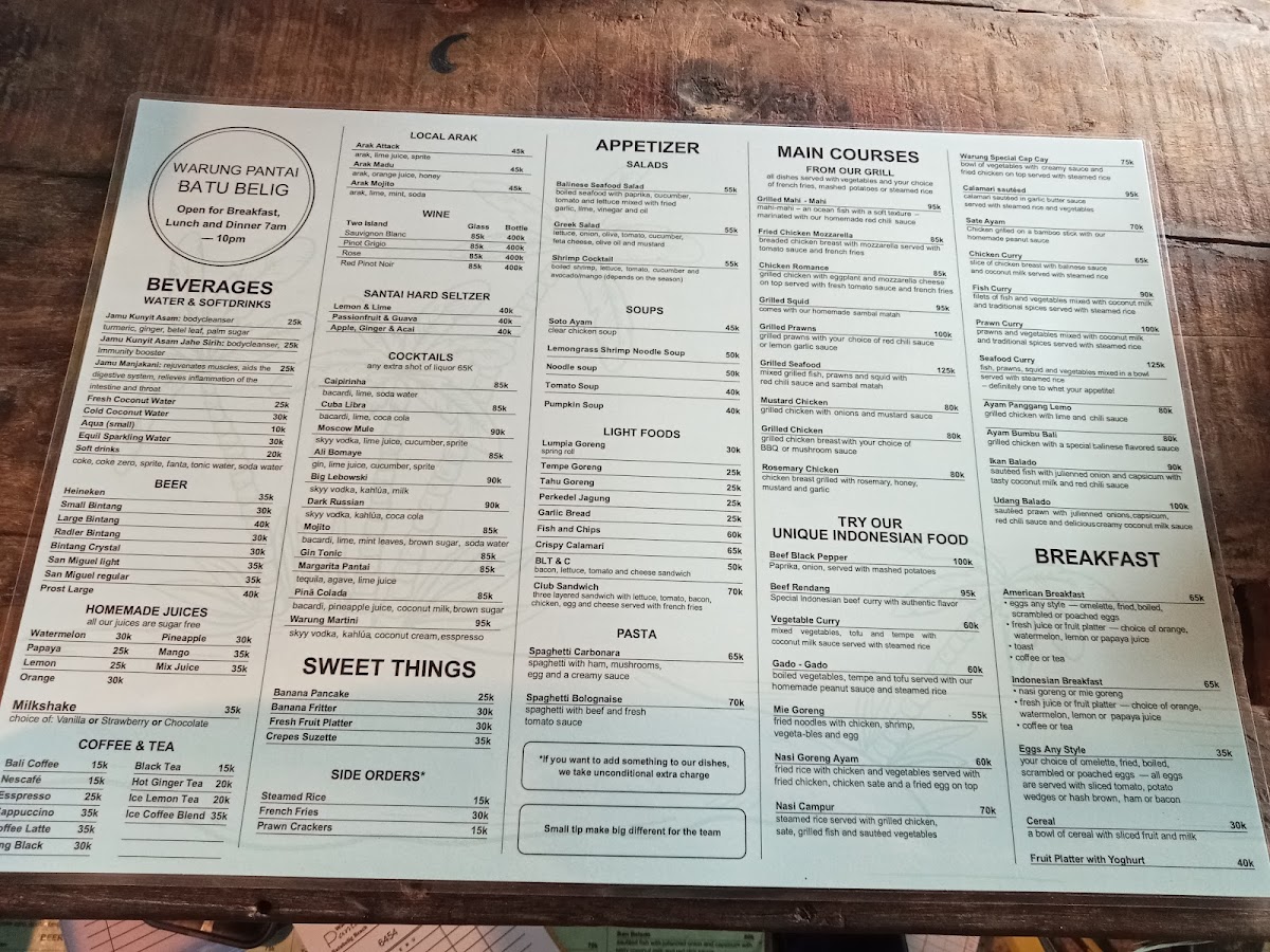 Menu Warung Pantai-7