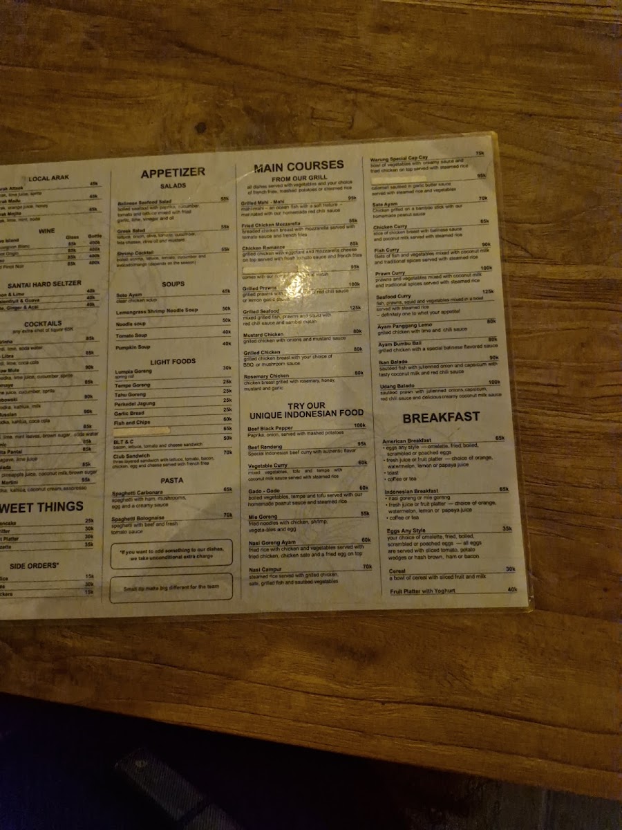 Menu Warung Pantai-8