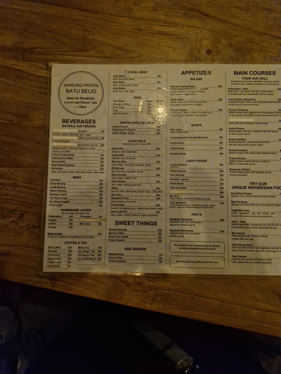 Menu Warung Pantai-9