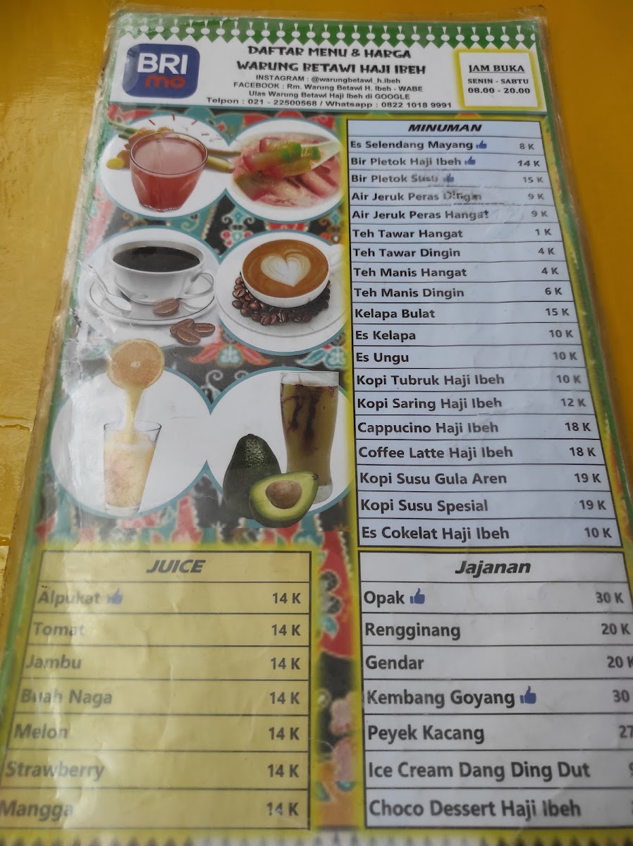 Menu Warung Pecak Betawi - H. Ibeh-9