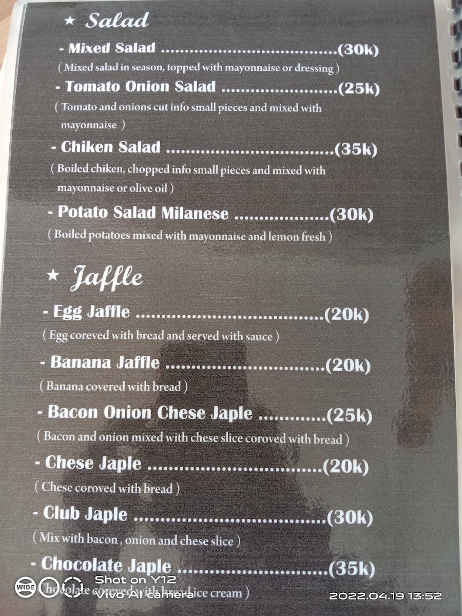 Menu Warung Srikandi /pacha Beach-10