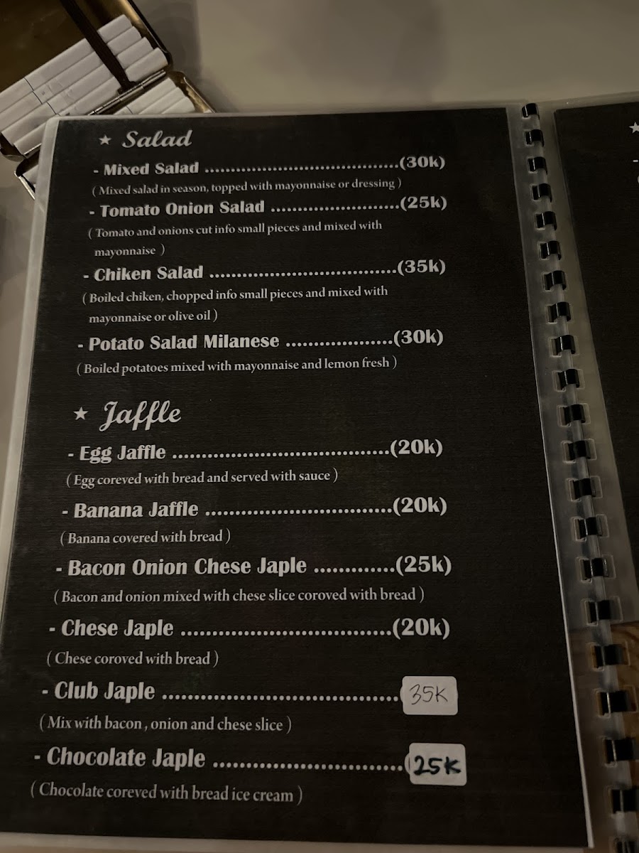 Menu Warung Srikandi /pacha Beach-6