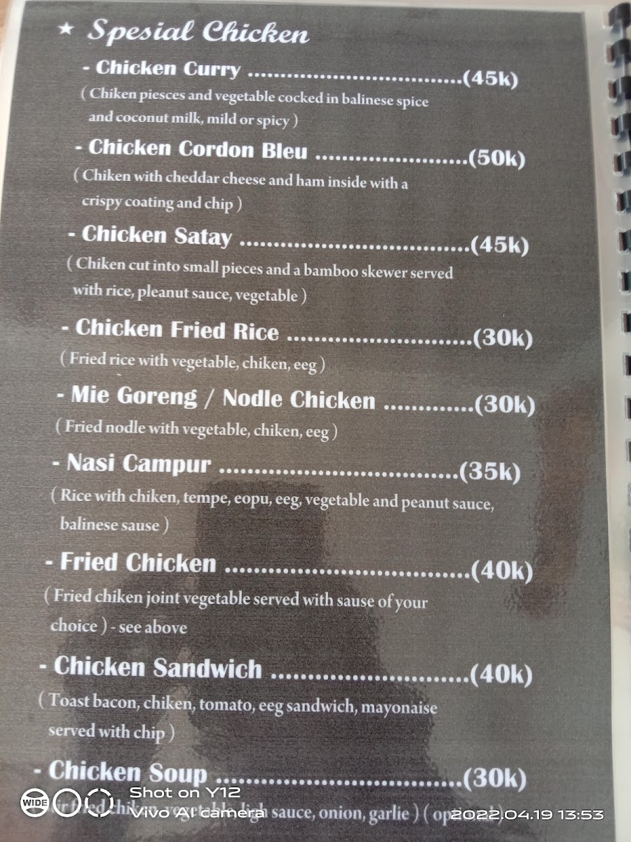 Menu Warung Srikandi /pacha Beach-8
