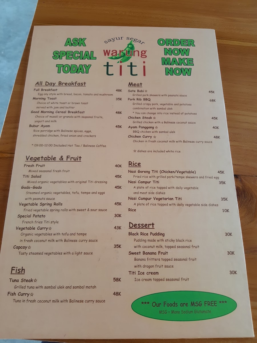 Menu Warung Titi-4