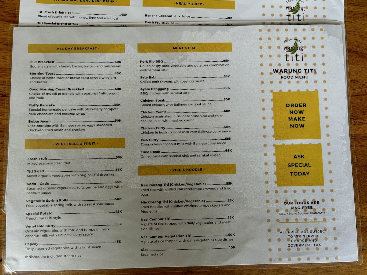 Menu Warung Titi-6