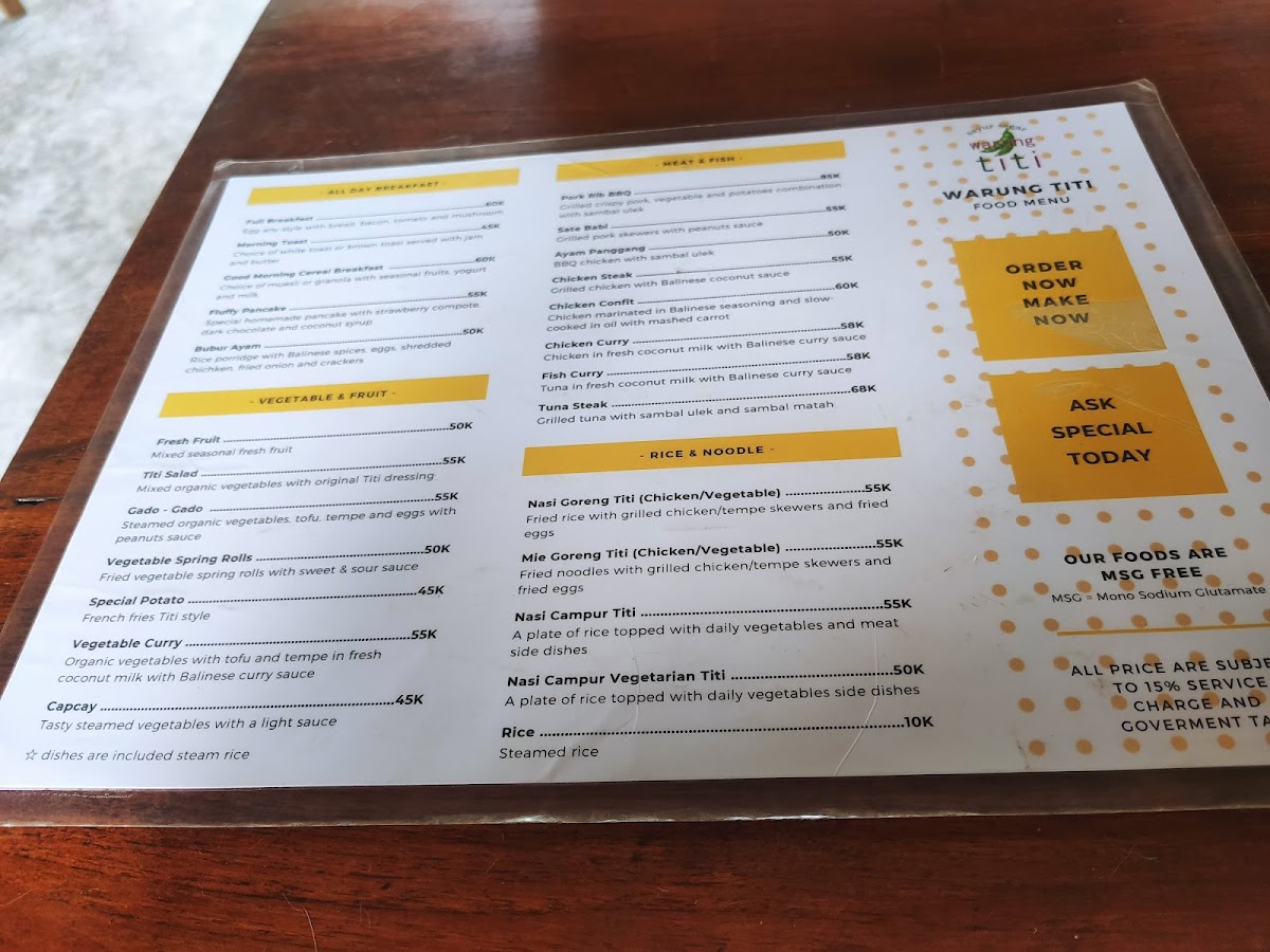 Menu Warung Titi-7