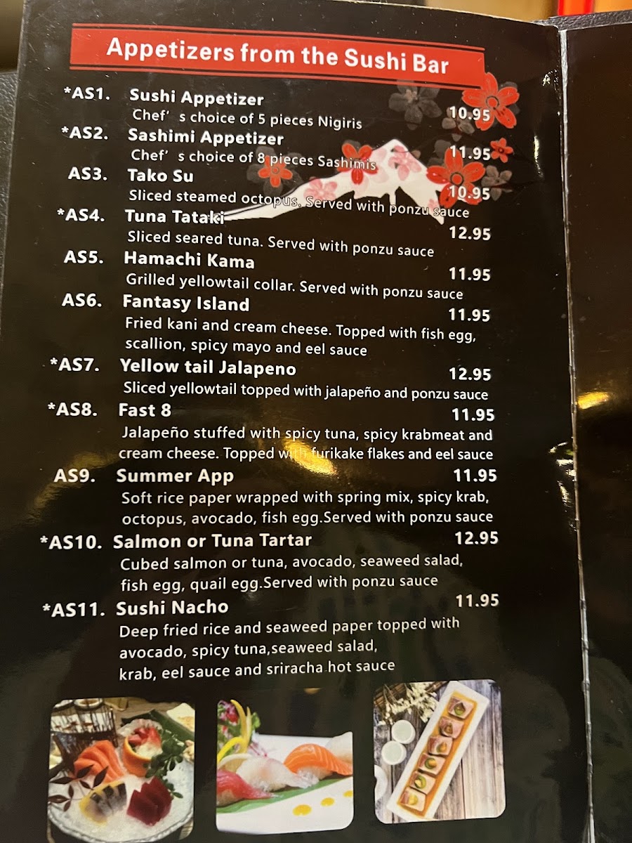 Menu Wasabi Sushi And Bar-1