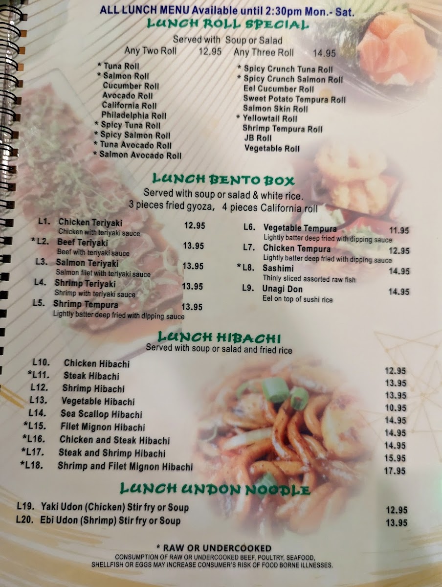 Menu Wasabi Sushi & Thai-2