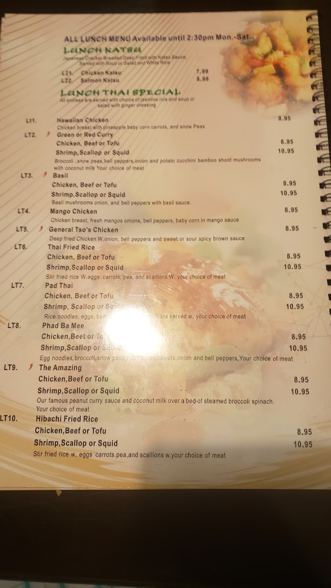 Menu Wasabi Sushi & Thai-5