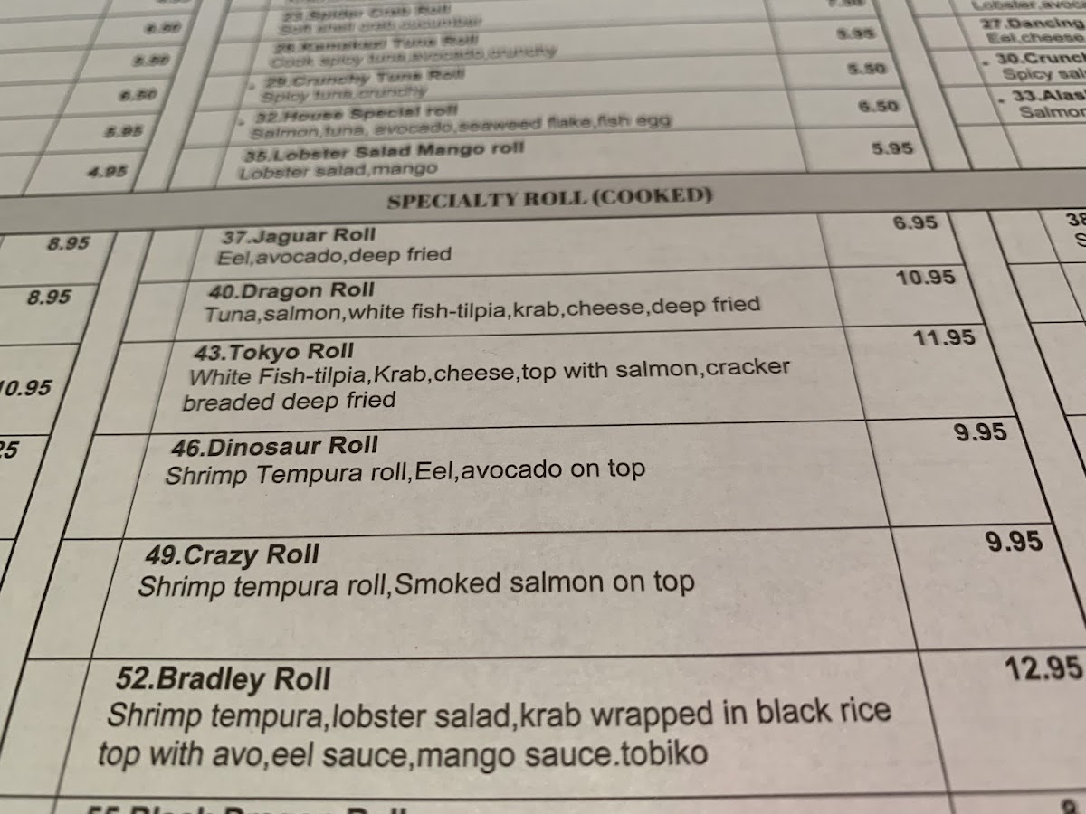 Menu Wasabi Sushi & Thai-9