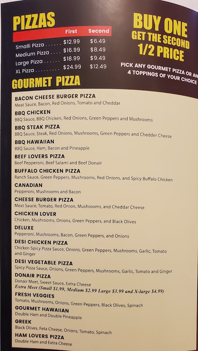 Menu Wasim's Donair & Pizza-3