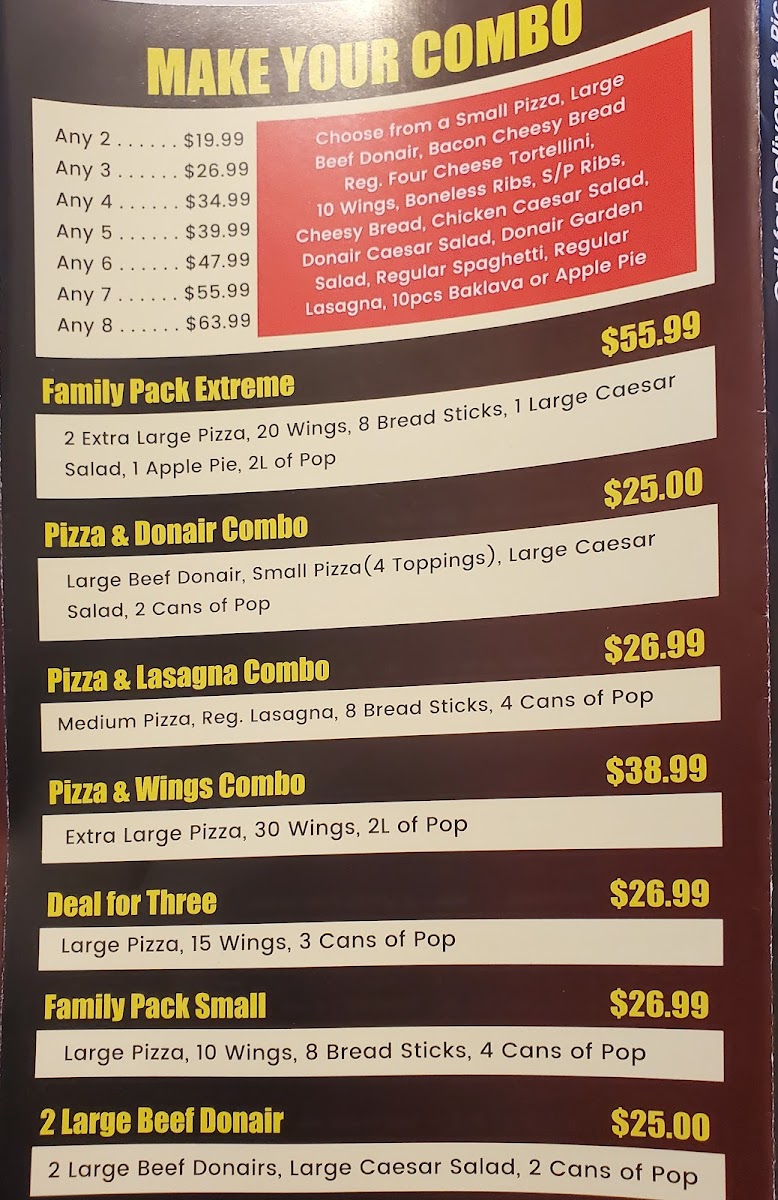 Menu Wasim's Donair & Pizza-6