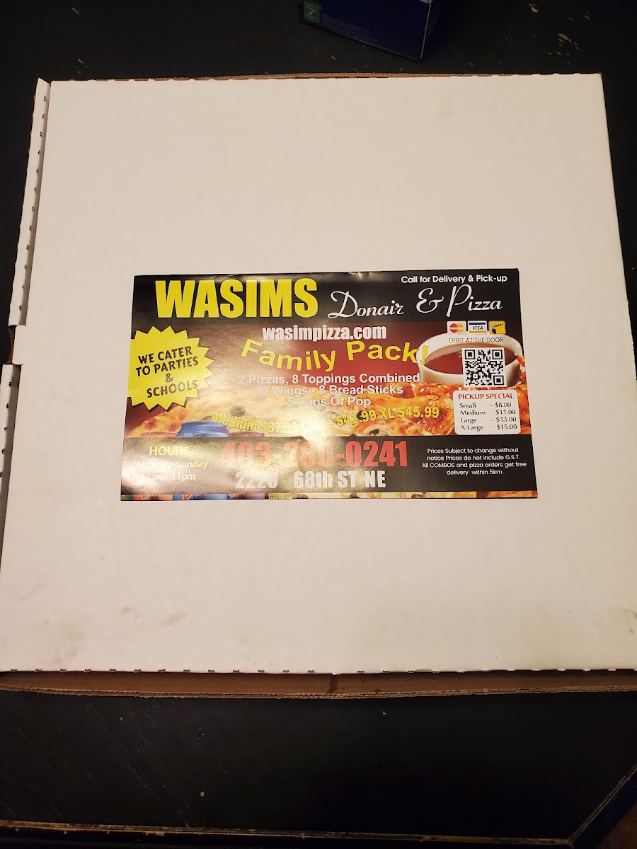 Menu Wasim's Donair & Pizza-7