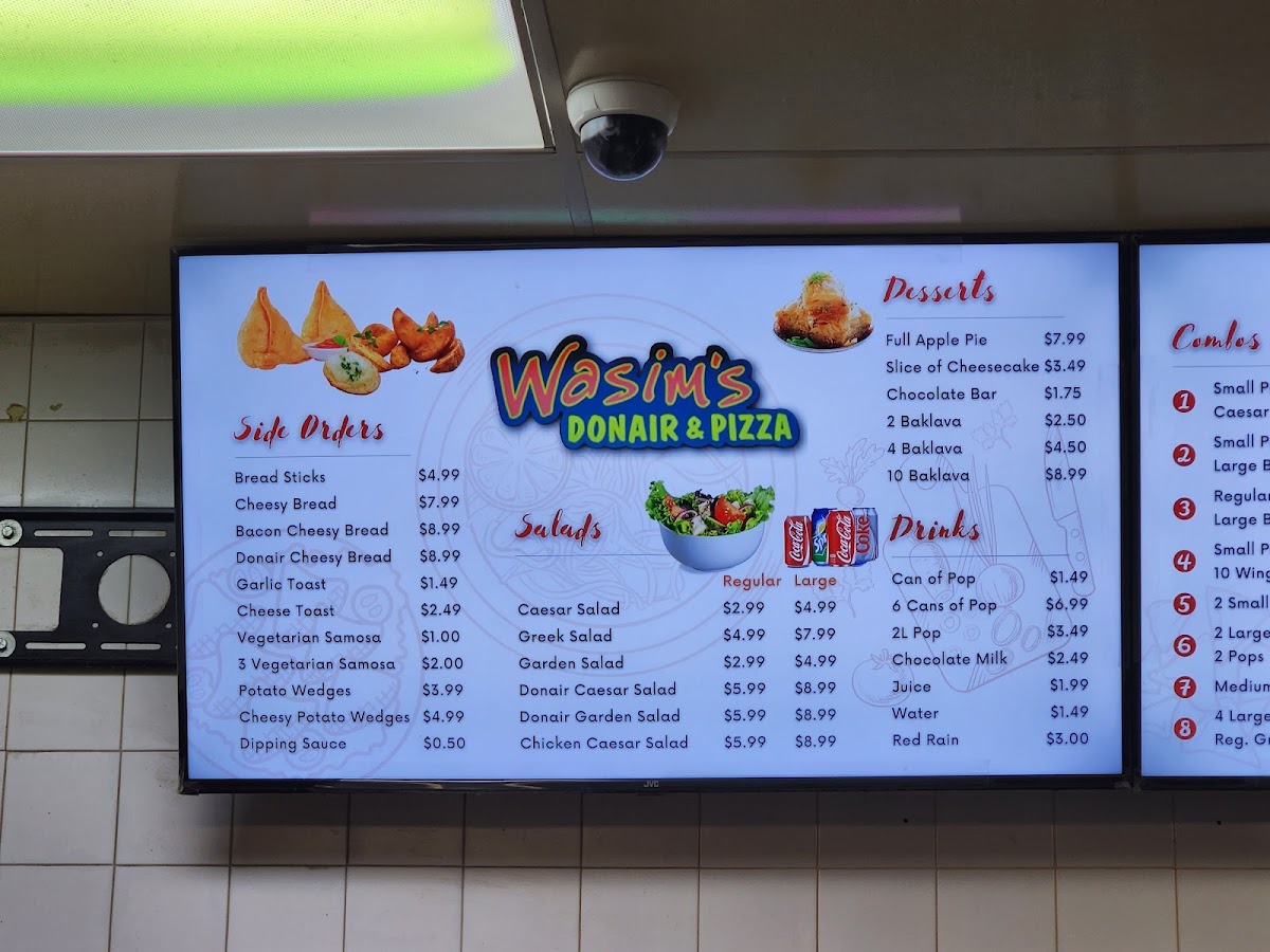 Menu Wasim's Donair & Pizza-8