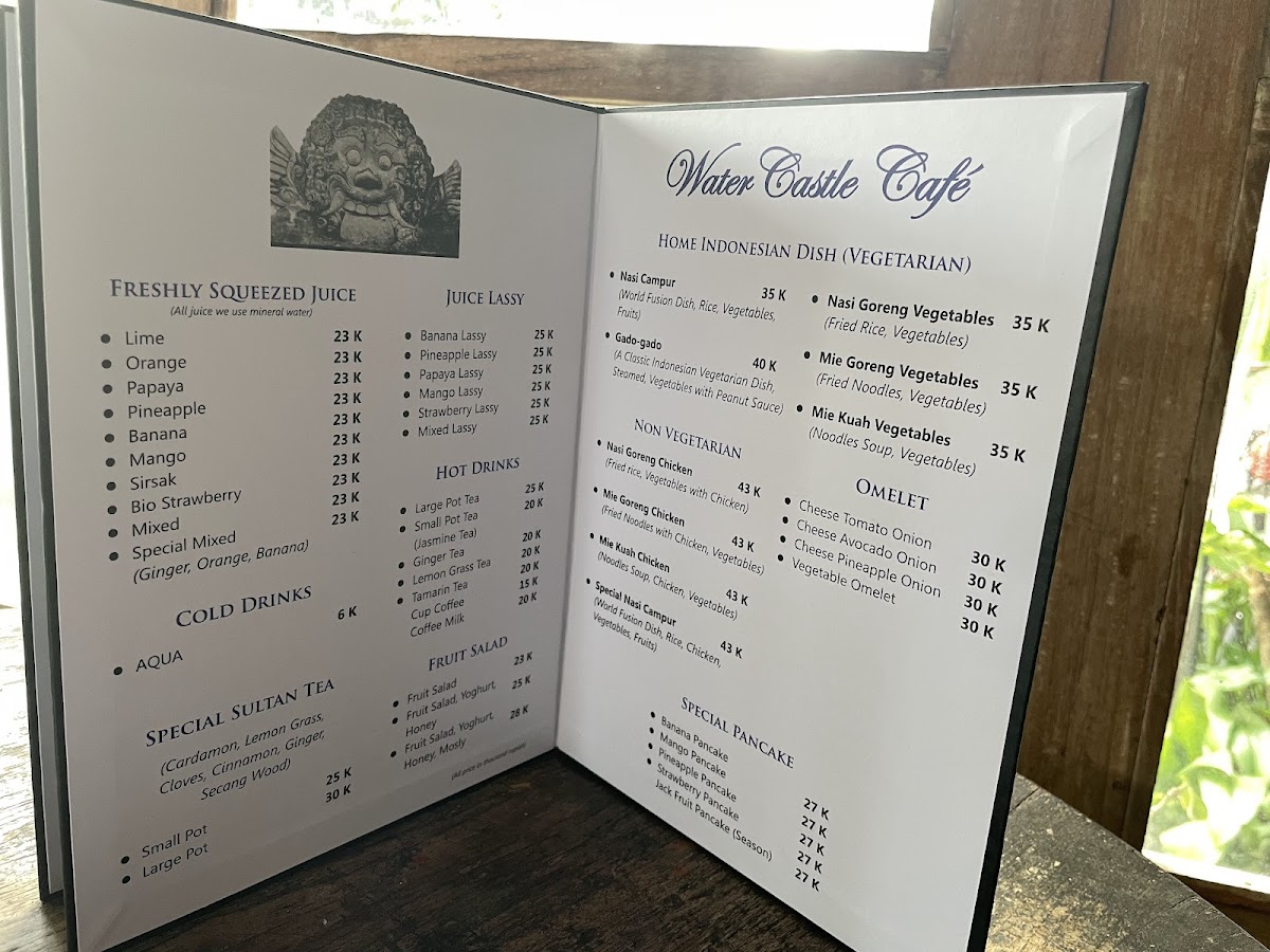 Menu Water Castle Cafe-4
