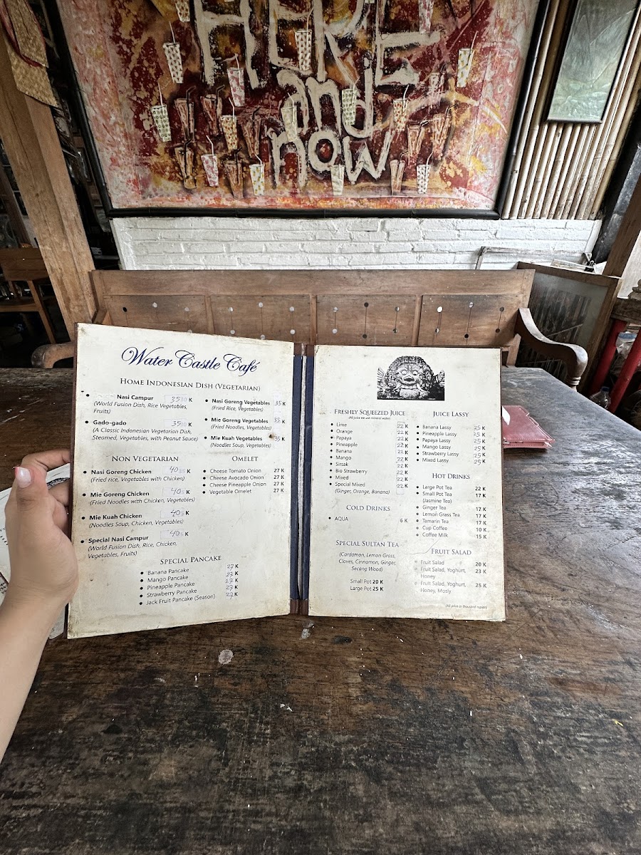 Menu Water Castle Cafe-7