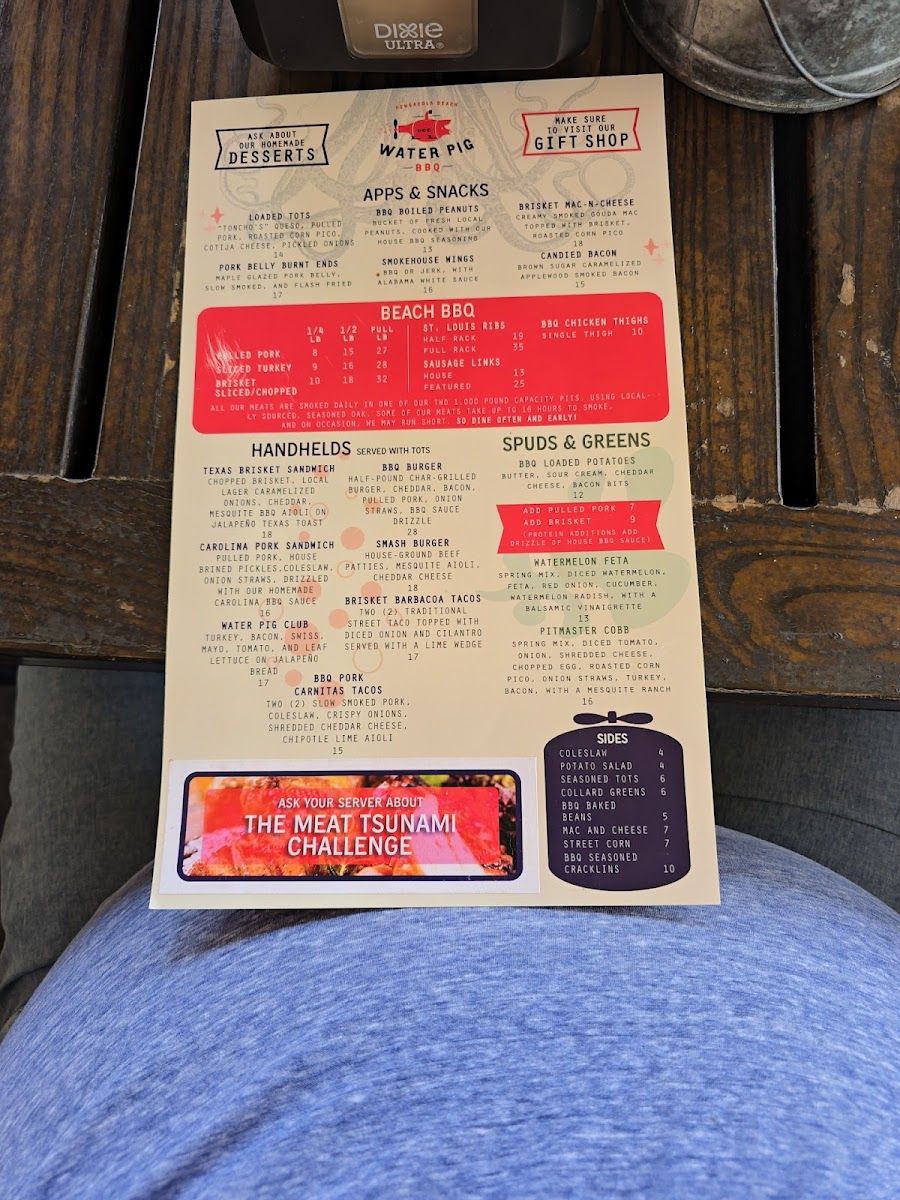 Menu Water Pig Bbq-2