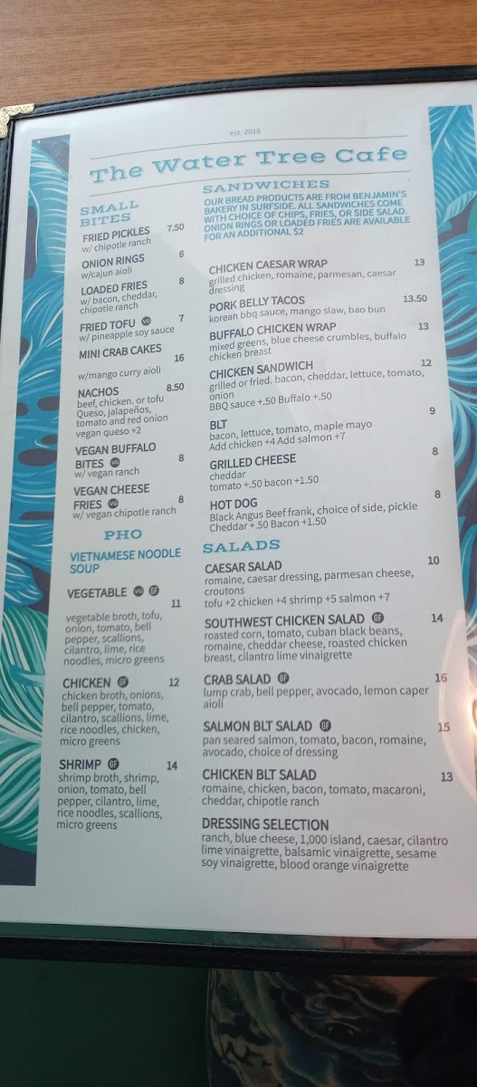 Menu Water Tree Treats-10