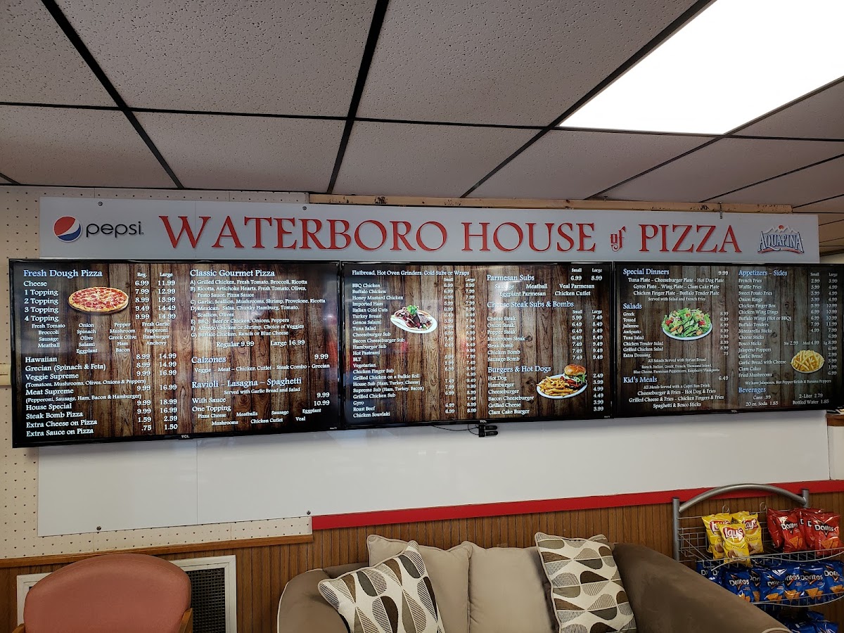 Menu Waterboro House Of Pizza-2