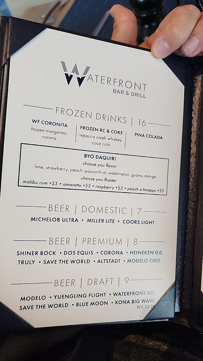 Menu Waterfront Bar & Grill-7