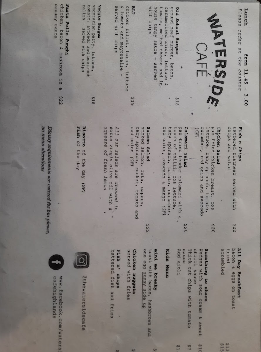 Menu Waterside Cafe-1