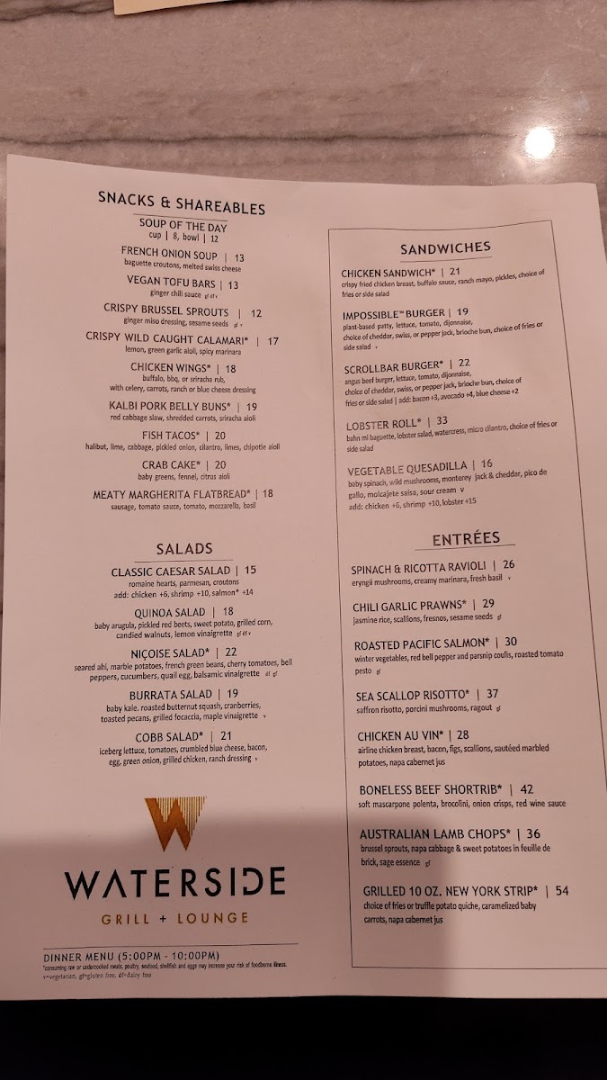 Menu Waterside Grill + Lounge-2