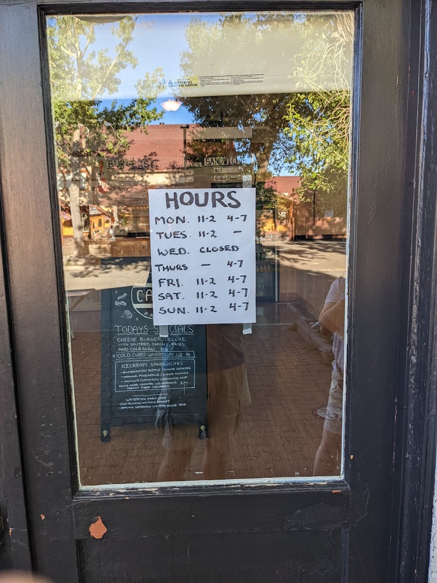 Menu Waterton Park Cafe-8