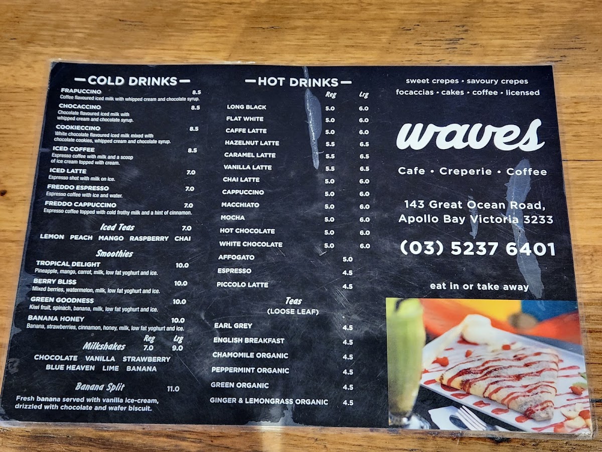 Menu Waves Cafe-4