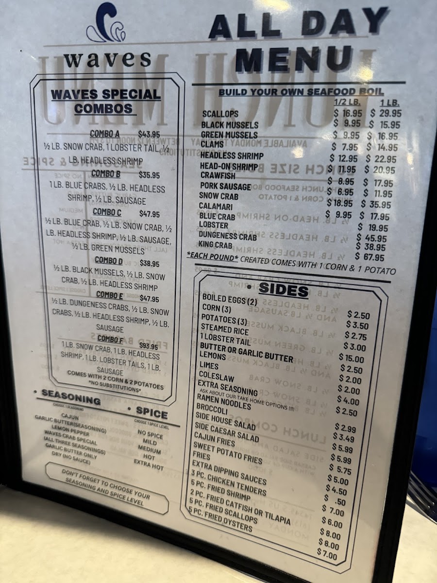 Menu Waves Crab House-10