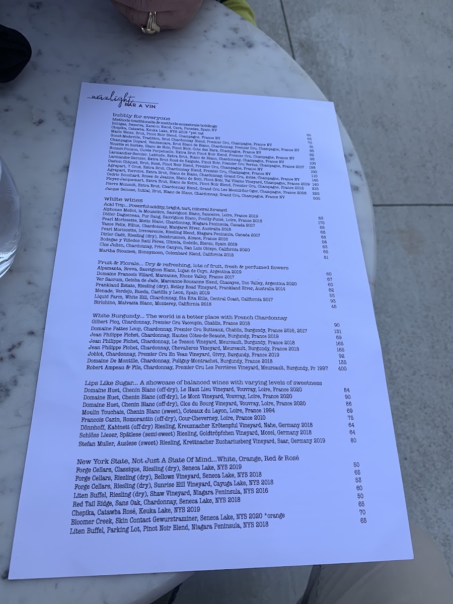 Menu Waxlight Bar A Vin-3