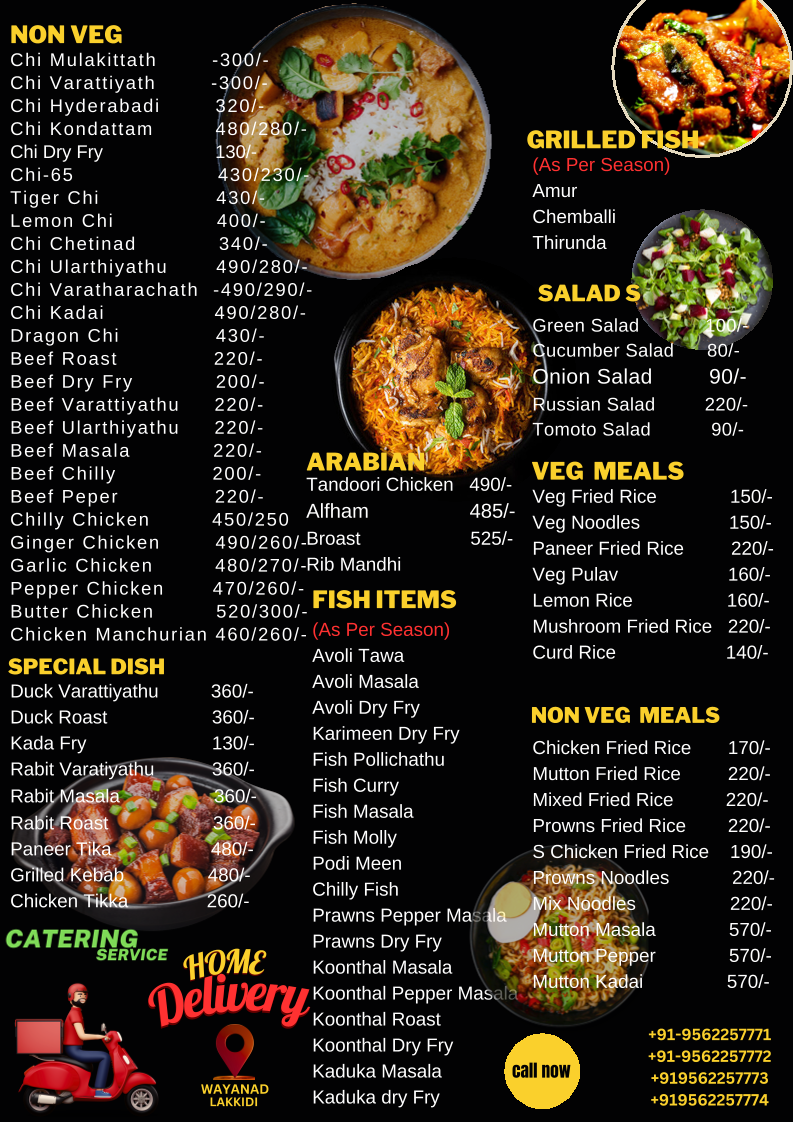 Menu Wayanad Taaza-1