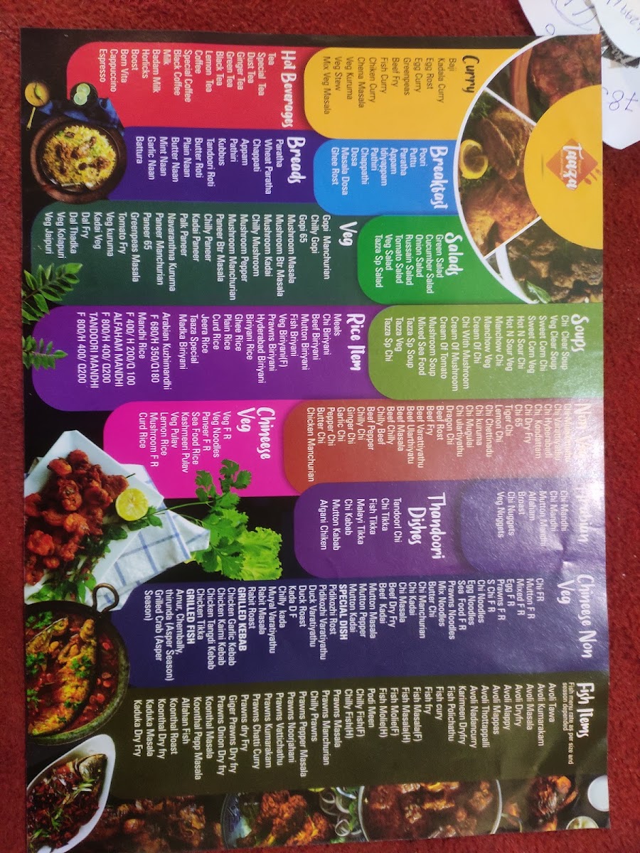 Menu Wayanad Taaza-3