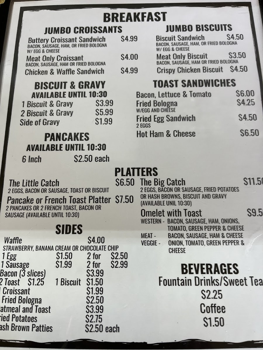 Menu Wayne's Place-1