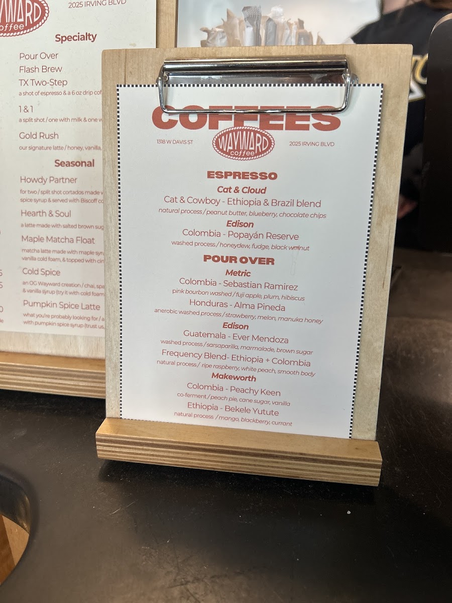 Menu Wayward Coffee Co-4