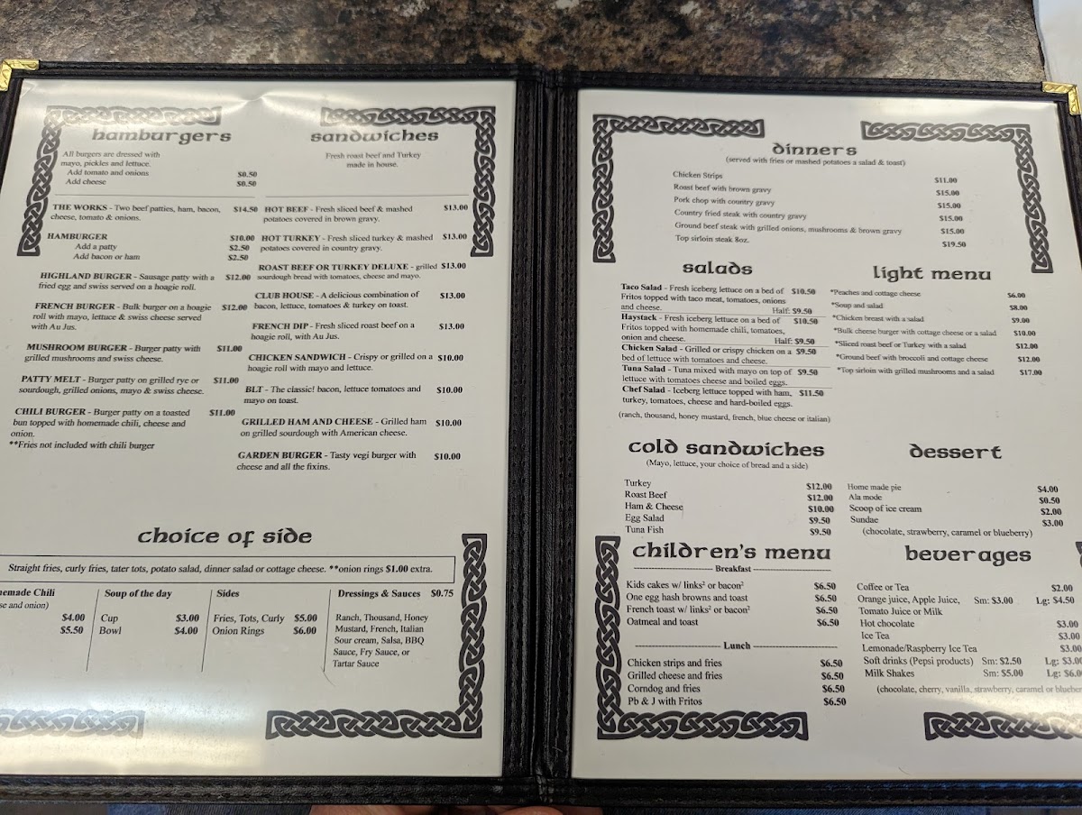 Menu Wee Bit O'heather-2