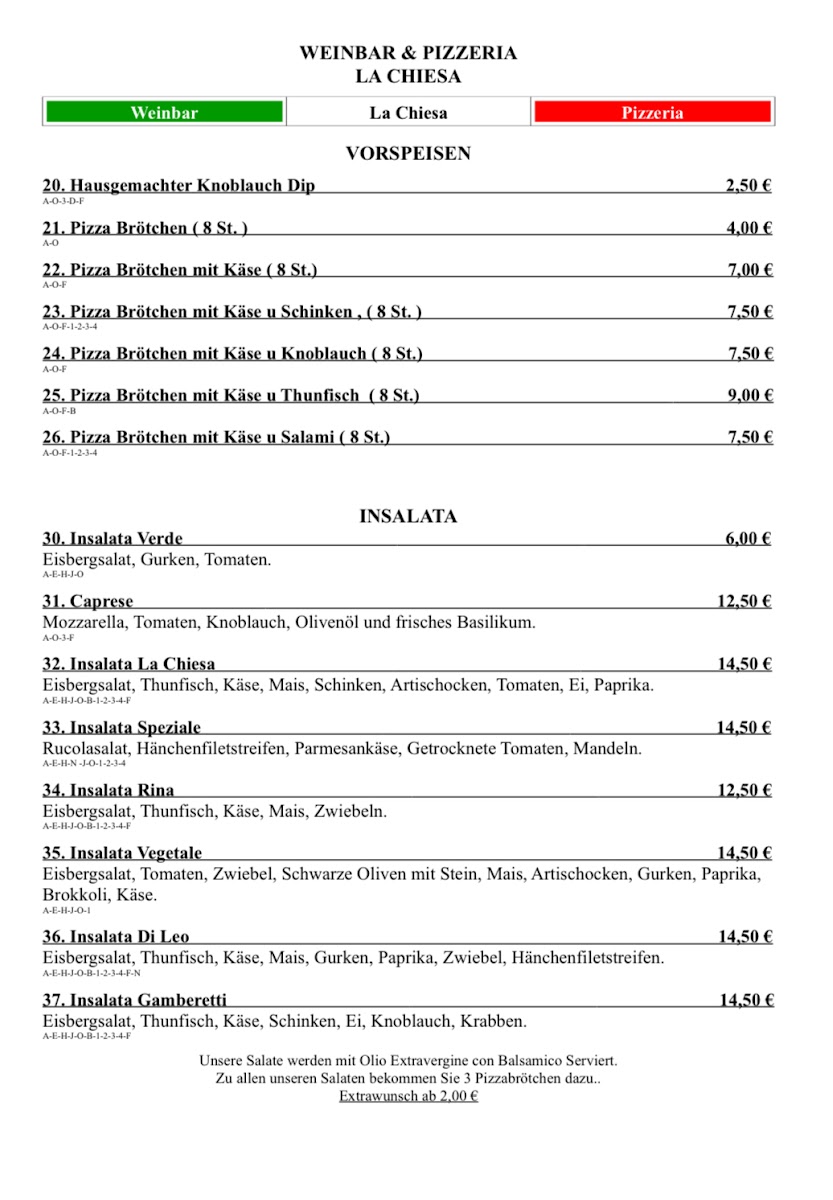 Menu Weinbar Pizzeria La Chiesa-4