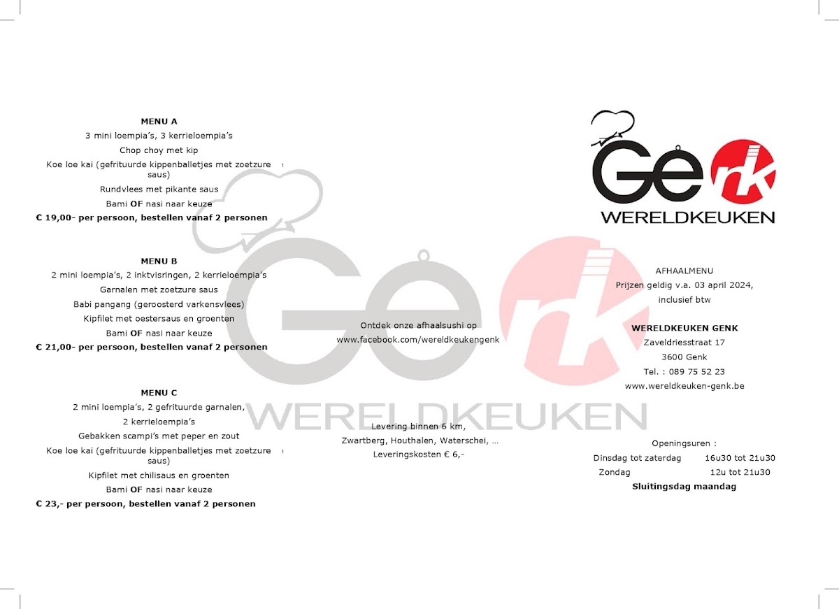 Menu Wereldkeuken Genk-2
