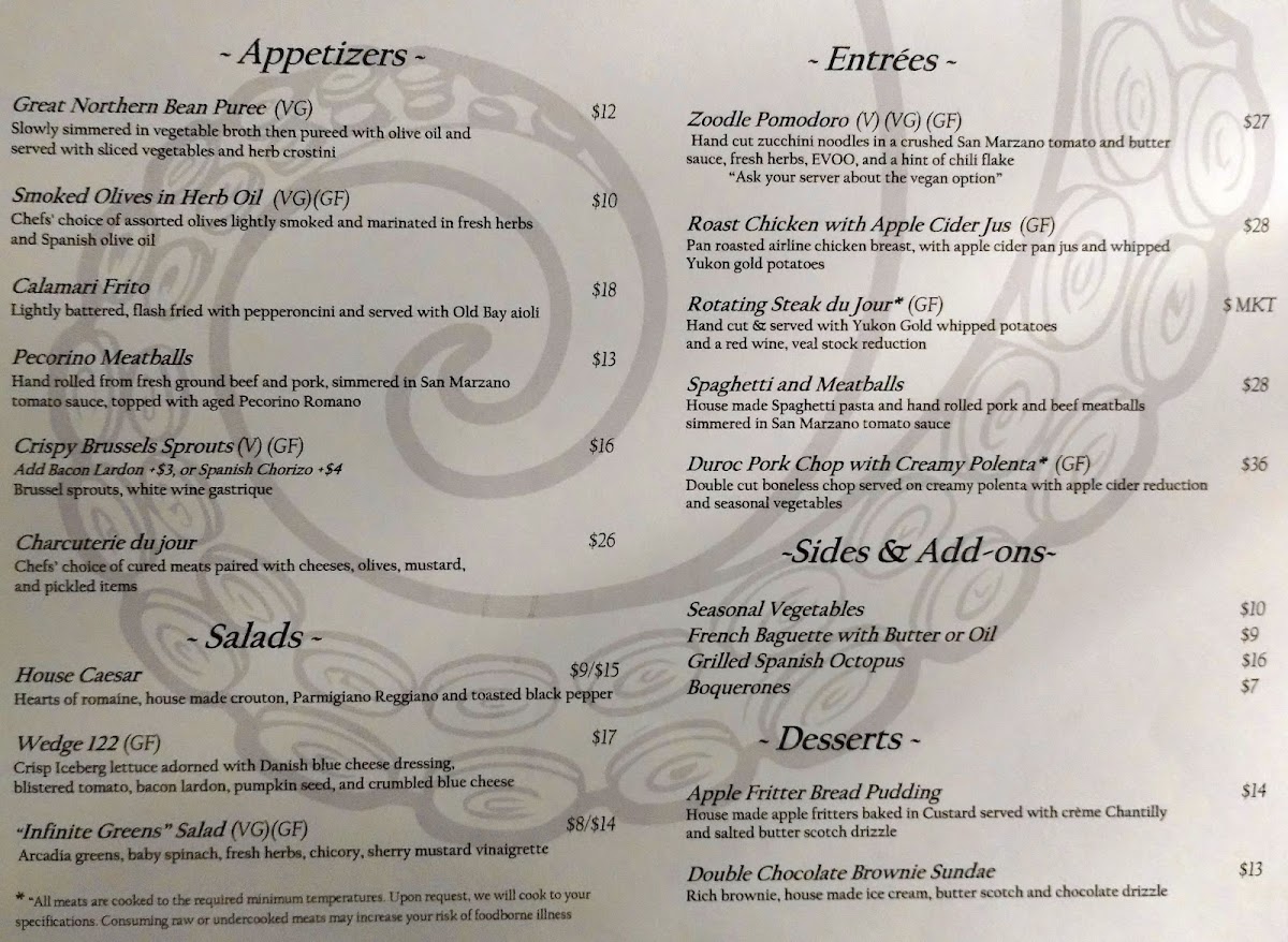 Menu West 122-1