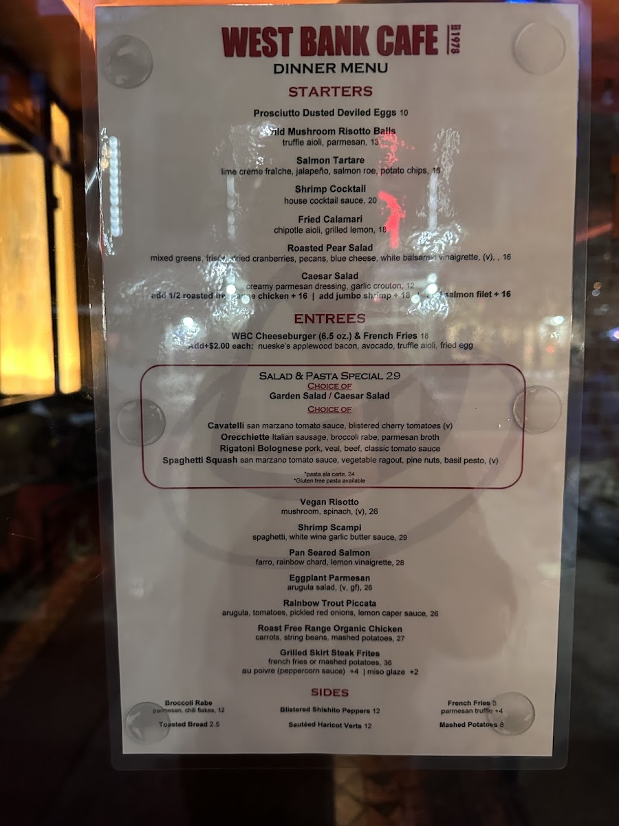 Menu West Bank Cafe-5