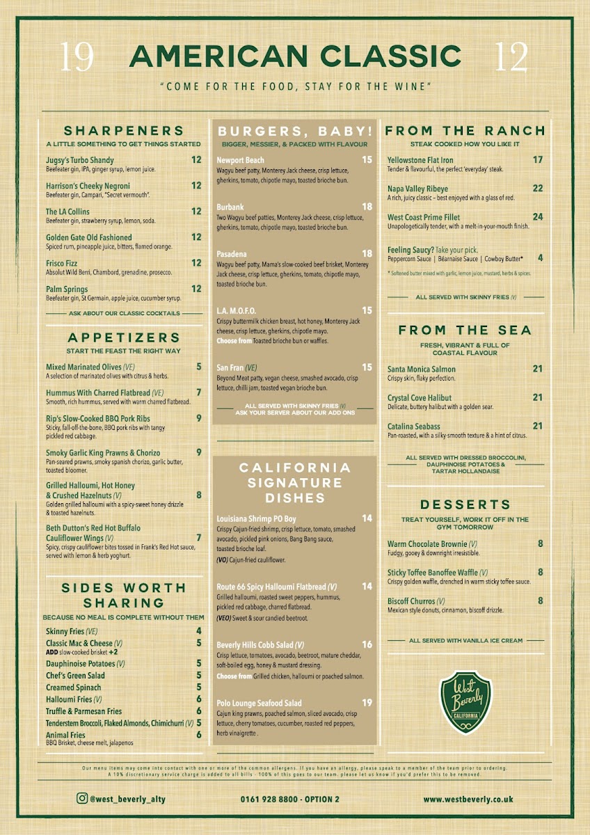 Menu West Beverly-1