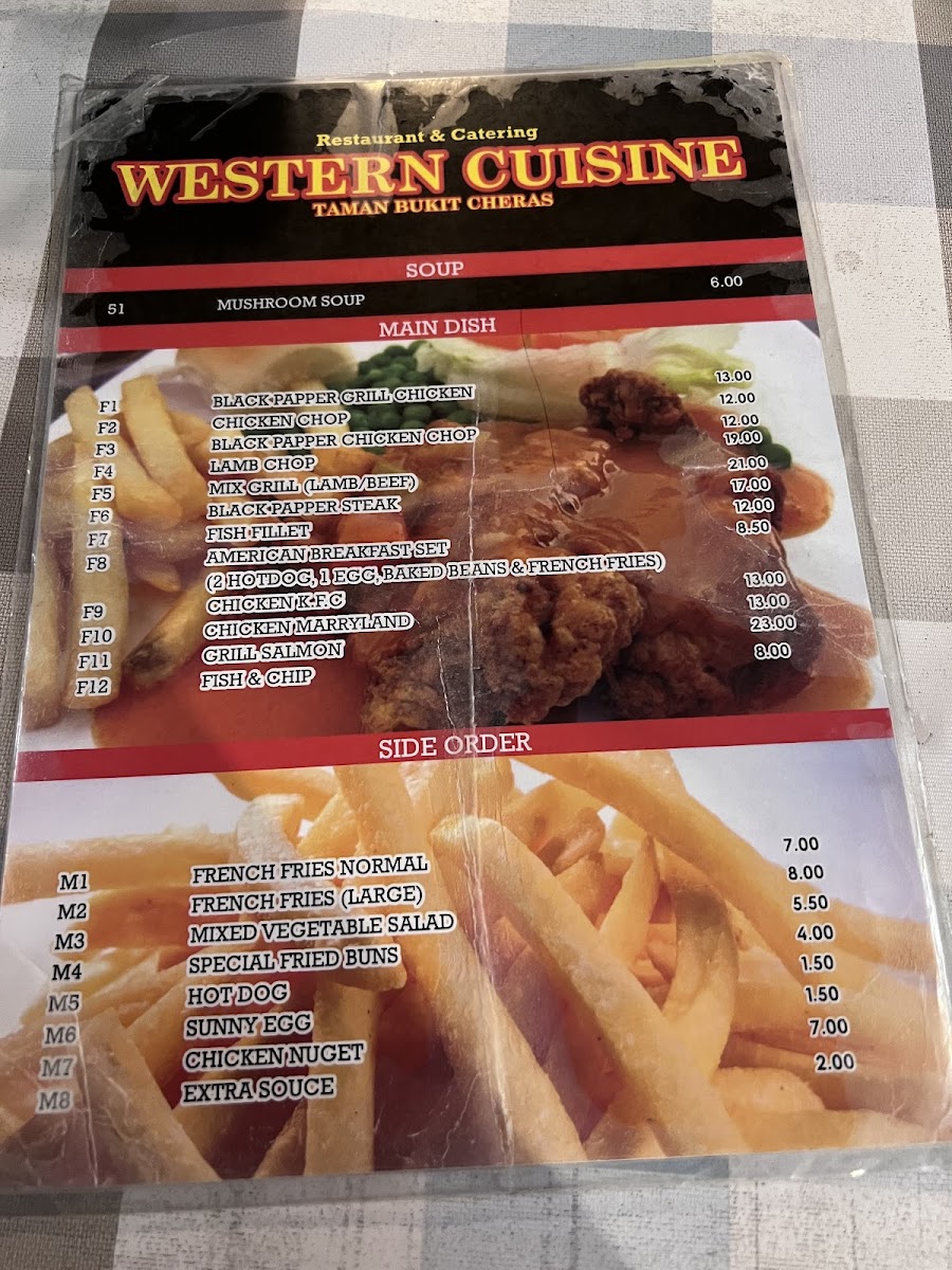 Menu Western Cuisine Taman Bukit Cheras-2
