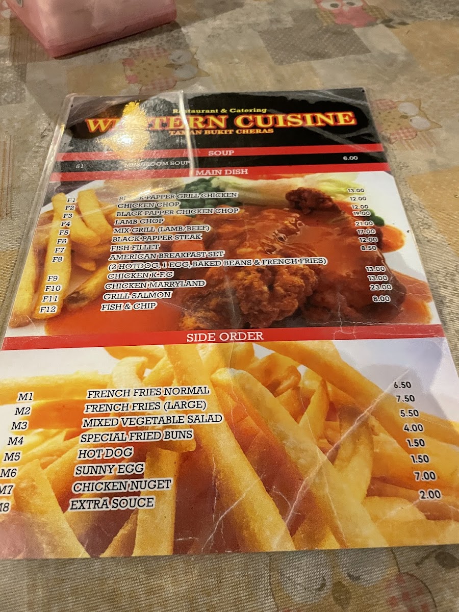 Menu Western Cuisine Taman Bukit Cheras-3